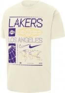 Футболка Nike LAL M NK CTS SS WW MX90 TEE FQ6086-133 р.M белый