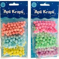 Набор бусин акриловые матовые 10 мм микс Аплі Краплі