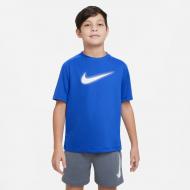 Футболка Nike B NK DF MULTI+ SS TOP HBR DX5386-480 р.S синий