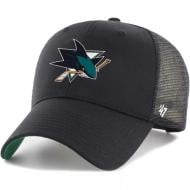 Кепка 47 Brand SAN JOSE SHARKS BRANSON MESH BRANS22CTP-BK one size черный
