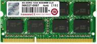 Оперативная память Transcend SODIMM DDR3 4 GB (1x4GB) 1333 MHz (JM1333KSN-4G)