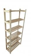 Стеллаж деревянный 1800x800x300 мм T.Marco дерево полки 6 шт.