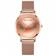 Часы женские Mini Focus 0332L Розовое золото (5948-20263)