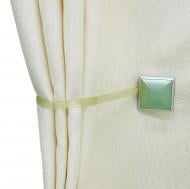 Магніт Квадрат 2 35х35 мм зелений/срібло Н0003-9-4 MISLT