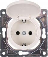 Розетка HausMark Bela с крышкой кремовый SNG-SCP.RD20MG1WGC-CR
