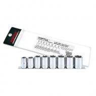 Набор головок Torx Plus EP 1/2" EP18-EP32 8ед. GAAG0810 Toptul 8 шт. GAAG0810