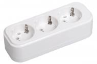 Колодка IEK К03 2Р+РЕ CLASSIC із заземленням 3 гн. білий KYP11-16-03-00-Z Колодка IEK К03 2Р+РЕ CLASSIC із заземленням 3 гн. білий KYP11-16-03-00-Z