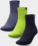 Шкарпетки 4F 4FJSS22USOCM030-91S р.32-35 різнокольоровий 3 шт.