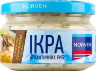 Икра атлантических рыб с копченой скумбрией в соусе 160 г Norven