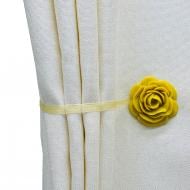 Магніт Троянда d50 мм жовтий Р0016-1 MISLT