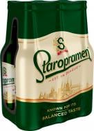 Пиво Staropramen світле фільтроване 6 шт. 4,2% 0,5 л