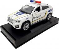 Полицейская машина Автопром BMW X металлическая со звуковыми и световыми эффектами 1:32 7844-1 Полицейская машина Автопром BMW X металлическая со звуковыми и световыми эффектами 1:32 7844-1