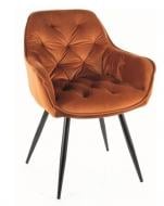 Стул обеденный Signal Meble CHERRY цинамон / черный