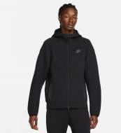 Джемпер Nike M NK TCH FLC FZ WR HOODIE FB7921-010 р.XS чорний