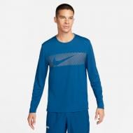 Футболка Nike M NK DF UV MILER TOP LS FLASH FB8552-476 р.M синий