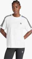 Футболка Adidas 3 STRIPE TEE IR8051 р.р.M белый