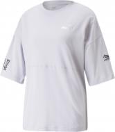 Футболка Puma PUMA POWER NOVA SHINE COLORBLOCK TEE 67444568 р.S блакитний