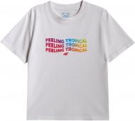 Майка 4F TSHIRT F2720 4FWSS26TTSHF2720-10S р.L белый Майка 4F TSHIRT F2720 4FWSS26TTSHF2720-10S р.L белый