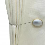 Магніт Овал 2 55х40 мм срібло/золото Н0028-4-3 MISLT