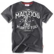 Футболка Dobermans Aggressive TS69 Mad Dog р. XL темно-серый