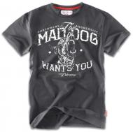 Футболка Dobermans Aggressive TS69 Mad Dog р. XXXL темно-серый