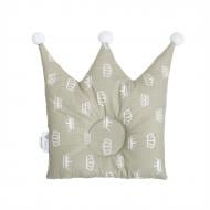 Подушка для сна Корона 32x32 см бежевый IDEIA
