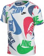 Футболка Nike B NSW TEE FW MARKER MASH CV2149-101 р.L белый