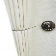 Магніт Овал із стразами 55х40 мм старе золото Н00027-15 MISLT