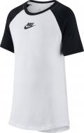 Футболка Nike B NSW TEE HYBRID C&S RAGLAN CV2157-100 р.M білий