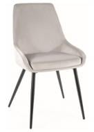 Стул обеденный Signal Meble COBE светло-серый / черный
