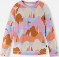 Лонгслив унисекс Reima Viisas р.128 оранжевый 5200012B-3233