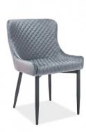 Стул обеденный Signal Meble COLIN B серый / черный
