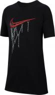 Футболка Nike B NSW TEE SWOOSH RIM CV2165-010 р.L чорний