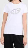 Футболка 4F 4FWAW26TTSHF3486-10S р.р.S білий