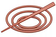 Заколка Овал 85х85 мм красный В0002-11 MISLT