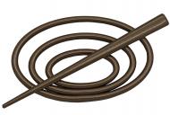 Заколка Овал 85х85 мм коричневий В0002-14 MISLT