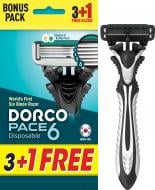 Одноразова бритва DORCO PACE6 4 шт.