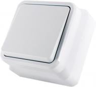 Выключатель одноклавишный Erste Country без подсветки белый 8005-01,W