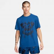Футболка Nike M NK DF RISE 365 RUN DIV SS FN3389-476 р.M синий