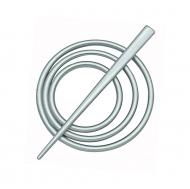 Заколка Коло d90 мм срібло В0004-4 MISLT