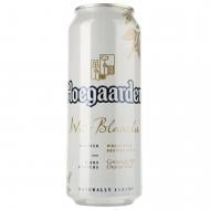 Пиво Hoegaarden White светлое нефильтрованное ж/б 4,9% 0,5 л