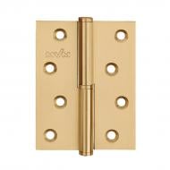 Петля В-100L SВ 100x75x2,5 мм матовая латунь левая