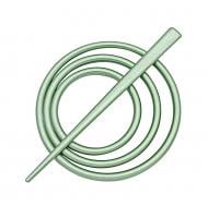 Заколка Коло d90 мм зелений В0004-9 MISLT