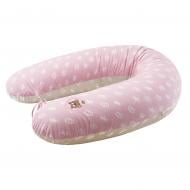 Подушка для кормления Эконом Корона 30х170 см розово-бежевая IDEIA