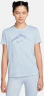Футболка Nike W NK DF TRAIL TEE FQ4987-440 р.L серый