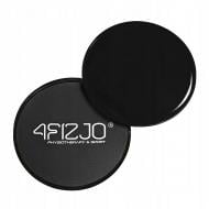 Фитнес-диски для глайдинга 4fizjo Sliding Disc Black (P-5907739313355)