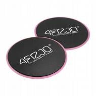 Фітнес-диск для глайдингу 4fizjo Sliding Disc 2 шт. Pink (P-5907739313362)