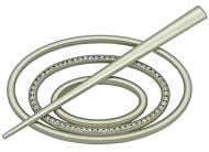 Заколка Овал 2 Еліт 60х100 мм сатин В0022-7 MISLT