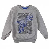 Світшот для хлопчика Maccaboy з драконом 8154 р.104 сірий