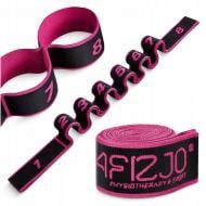 Эспандер 4fizjo с петлями для растяжки 90 см Black/Pink (P-5907739313782)